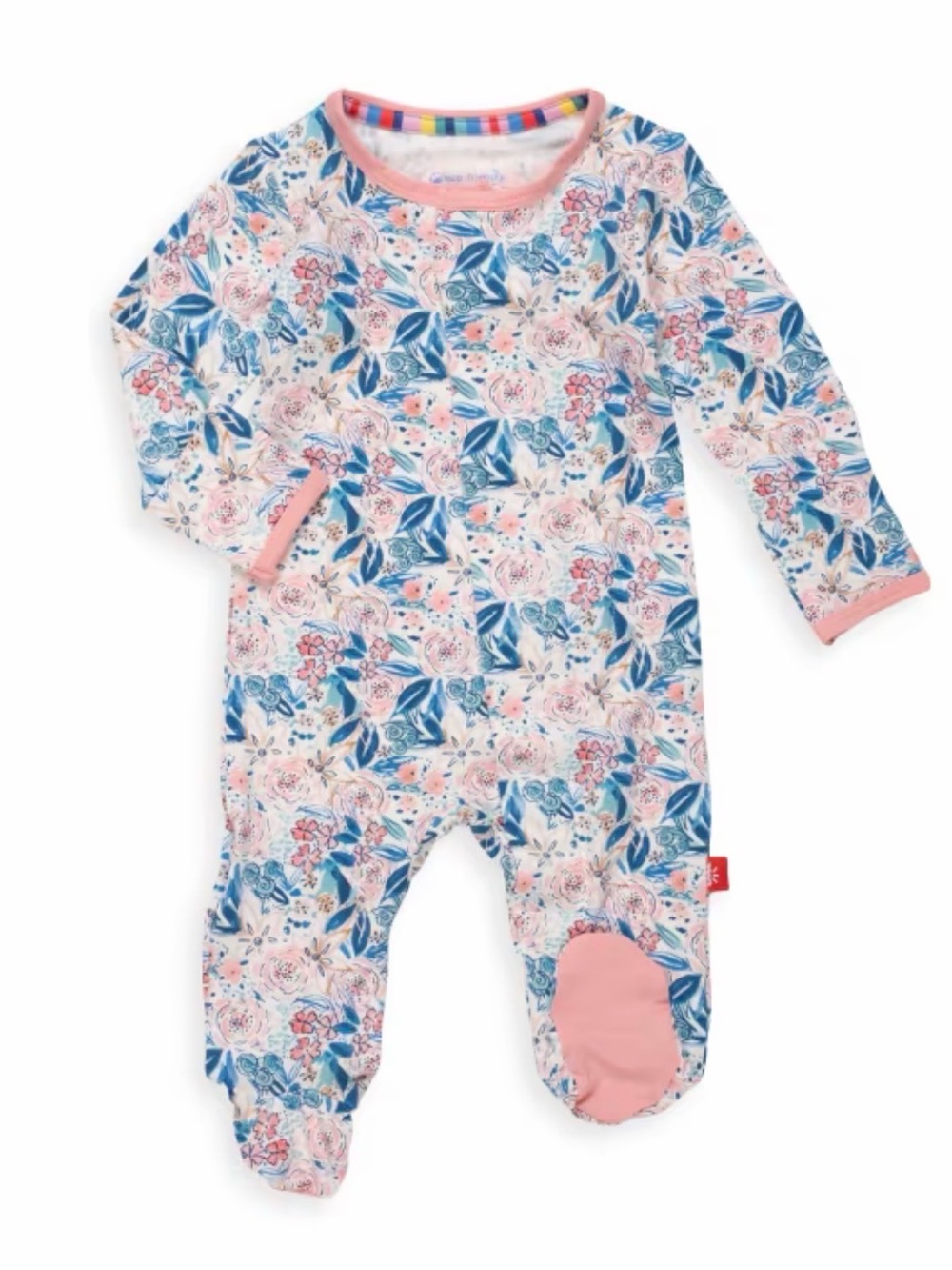 MAGNETIC ME Once and Floral Modal Magnetic Footie - NB